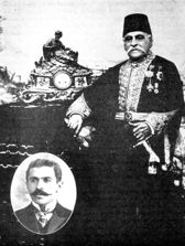 Hovsep Ef. Kazazian (Khoja Usep) and younger son Kevork